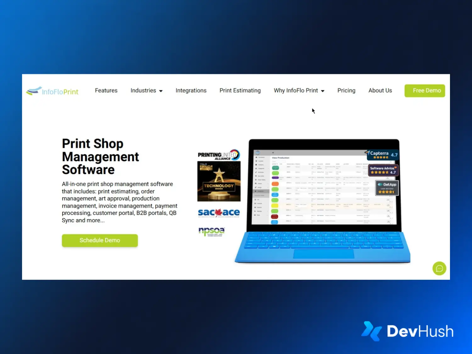 Infofloprint Website -1