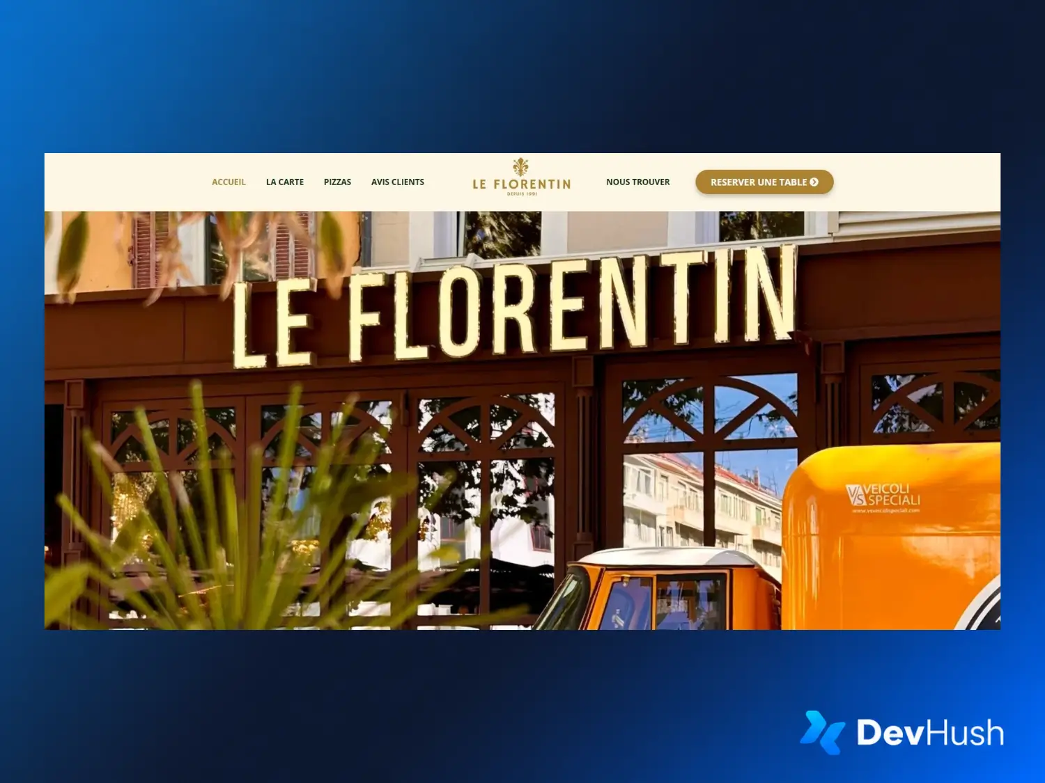 Le Florentin Website