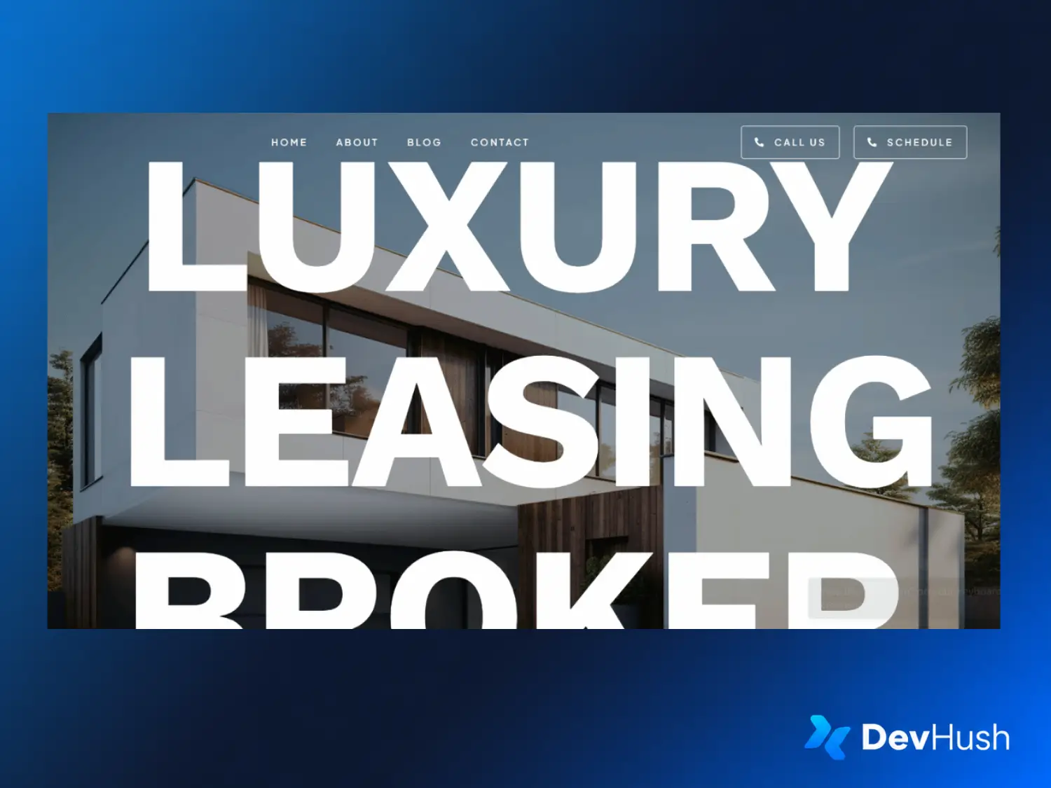 Luxury Leasing Broker Website