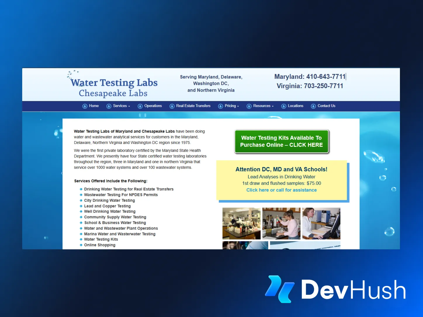 Water Testing Labs
