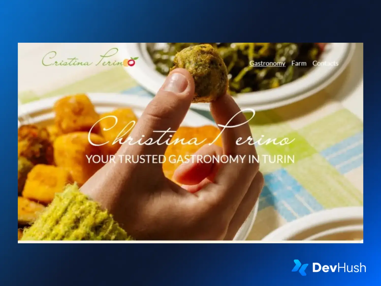 cristina perino gastronomy Website