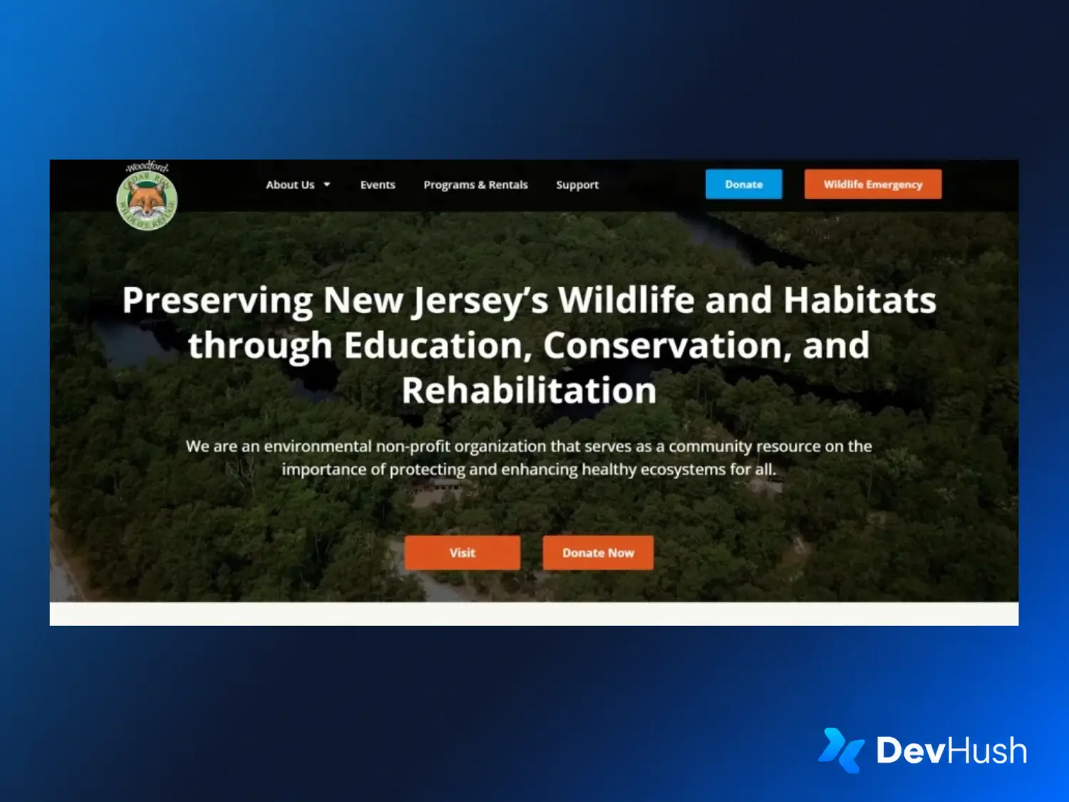 woodford cadar run wildlife refuge Website
